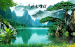 山水画