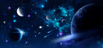 唯美梦幻星空璀璨星云银河吊顶