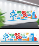 社区文明文化墙