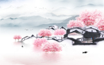 江南水乡背景墙