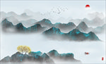 新中式山水画