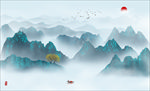 禅意水墨画