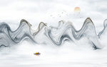 水墨山水画