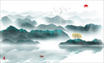 山水画 水墨山水画 意境山水画