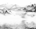 抽象水墨山水