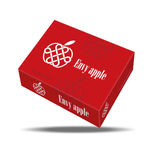 苹果包装平面展开图