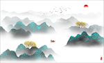 禅意水墨山水