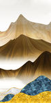 中国风新玄关山水画 TIF分层