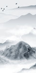 新中式简约风山水画 TIF分层