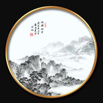 山水画 水墨山水画 意境山水画