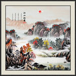 山水画国画山水画