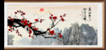 国画梅花