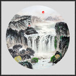山水画国画山水