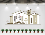 和谐社区文化墙