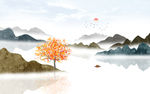 中式山水画
