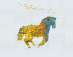 抽象油画