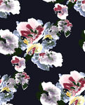 泥点个性花朵