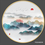 新中式山水画