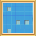 蓝色马赛克