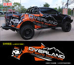 OVERLAND皮卡车贴装饰