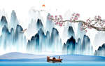 新中式背景墙