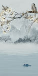 花鸟玄关最新画 TIF分层