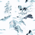 水墨山水画