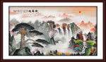 山水画 水墨山水画 意境山水画