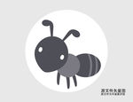卡通蚂蚁插画图标