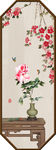 中式民俗古风玄关屏风装饰画
