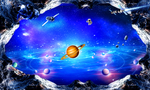 3D立体宇宙星空背景墙