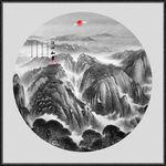 山水画 水墨山水画 意境山水画