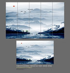 水墨山水画