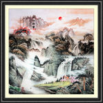 山水画 水墨山水画 意境山水画