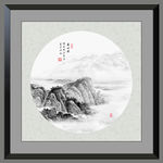 山水画 水墨山水画 意境山水画
