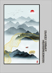 线条水墨画
