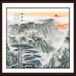 山水画国画山水画