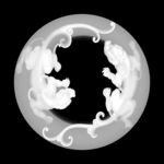 貔貅烟灰缸 灰度图