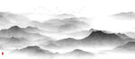 山水画水墨山水画