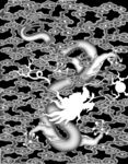 龙灰度图