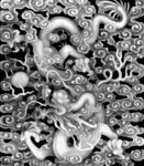 龙灰度图
