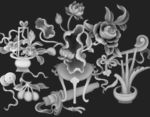 花灰度图