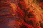 抽象油画熔岩流
