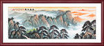 山水画水墨山水画 意境山水画