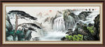 山水画水墨山水画 意境山水画