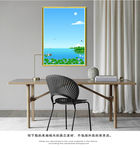 新中式油画风景山水画意境山水画
