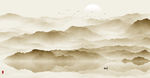 中国风山水画