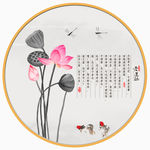 中式禅意荷花装饰画