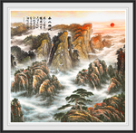 泰山日出泰山