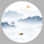 中式山水装饰画
